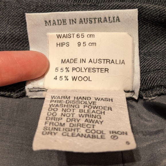 Vintage Sportscraft Wool Blend Skirt - Picture 4 of 4